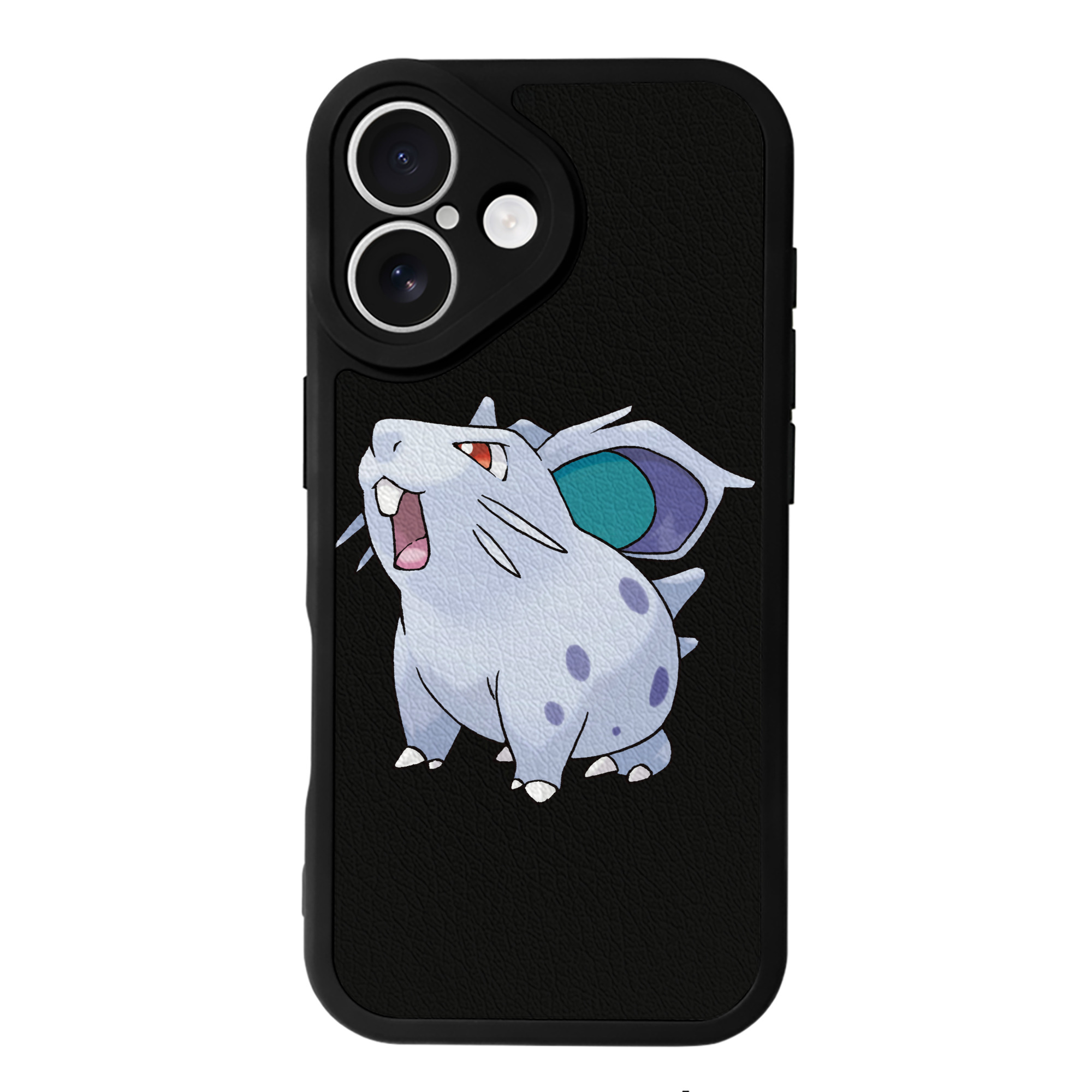 （画像用） ポケットモンスター Pokémon 【iPhone 16シリーズ対応】シリコンスマホケース（レザー調） 材質：シリコン
